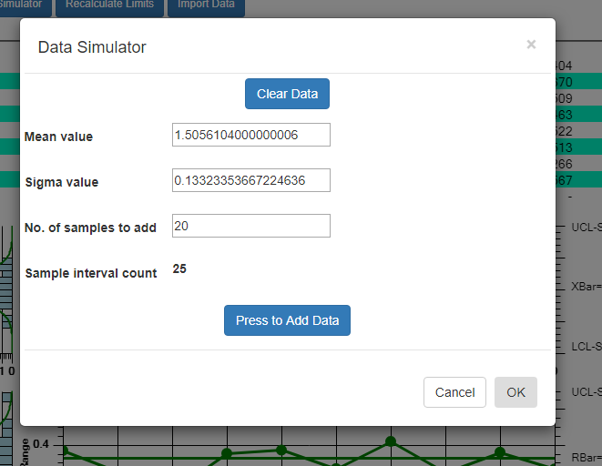 xbar r chart minitab